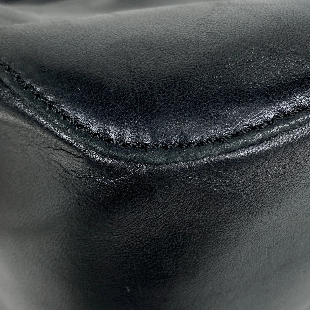 Loewe Leather Handbag Black Anagram